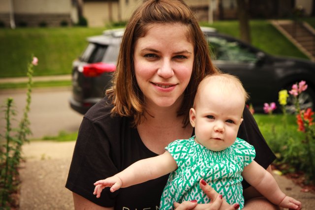 Sonja at nine months